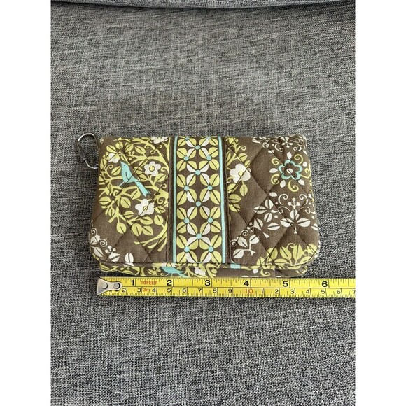Vera Bradley Bi Fold Wallet With Kiss Coin Pocket & ID Holder Sittin In A Tree - Picture 8 of 9